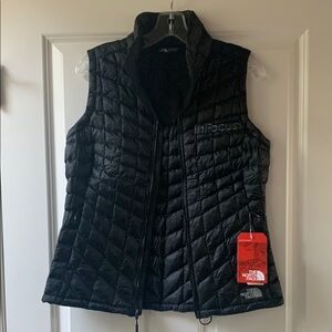 The North Face Black Quilted Insulated Vest